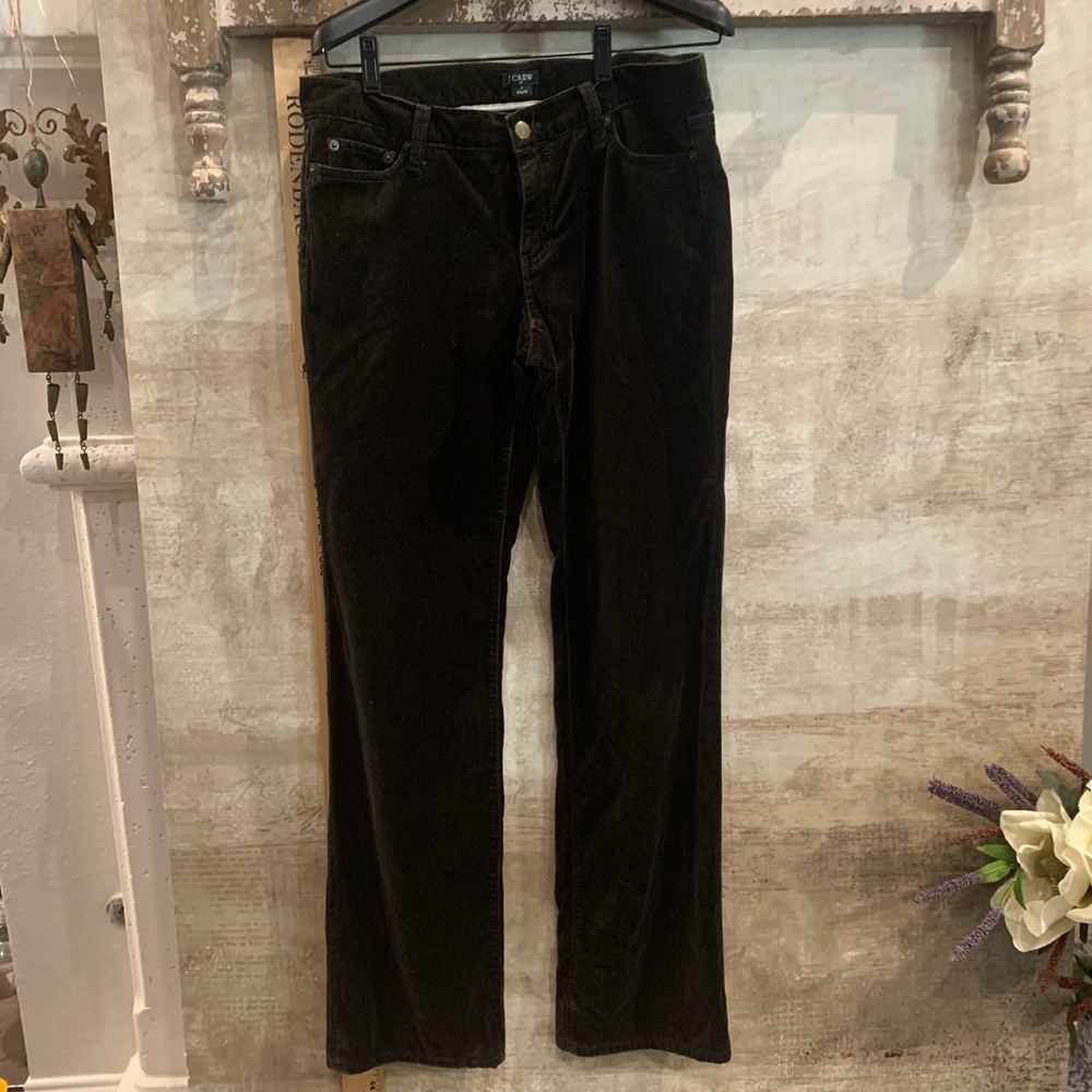 Vintage J Crew grey velvet jeans. Sz 4